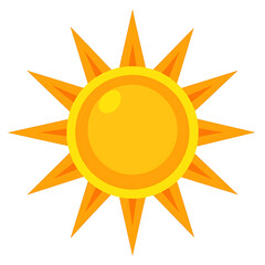 sun vector illustration