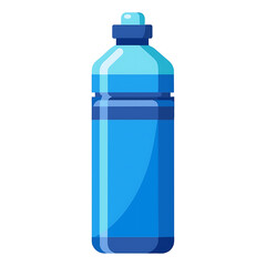 bottle of water isolated on white