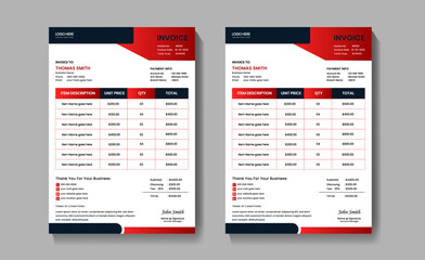 Invoice design template