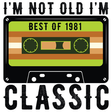 Best of 1981 43th Birthday 43 Year Old T-Shirt