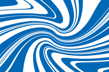 Bright dynamic background with blue and white wavy lines  Vector illustration - 771267576