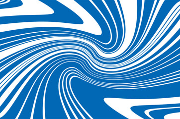 Bright dynamic background with blue and white wavy lines  Vector illustration - 771267590