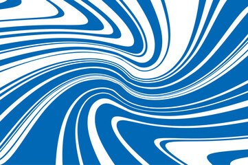 Bright dynamic background with blue and white wavy lines  Vector illustration - 771267595