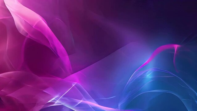 Abstract background with smooth lines and waves. Vector illustration. Purple, blue colors.