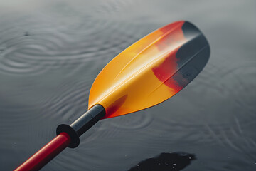 Close-up View of High Performance Kayak Paddle Showcasing Detail and Craftsmanship