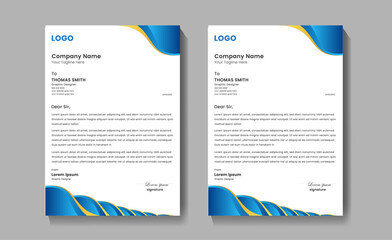 Professional Letterhead Template Design