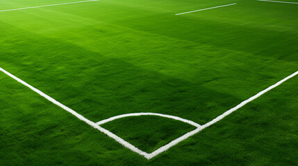 Obraz premium Professional soccer field stadium