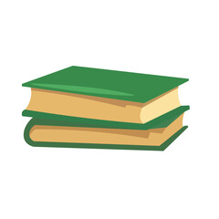 Stack of textbooks vector illustration, encyclopedias icon design, pile of books image