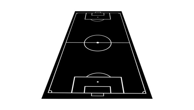 black soccer field perspective view clip art preview