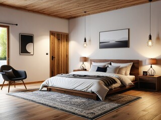 Modern bedroom design in your home