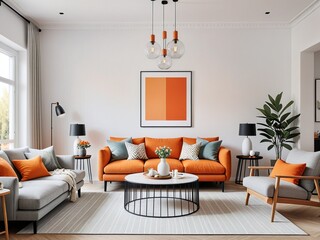 Euro-style living room design