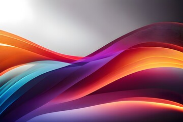 colorful abstract waves background design 