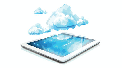 Designer tablet technology with clouds computing 