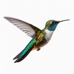 Fototapeta premium Hummingbird isolated on white background