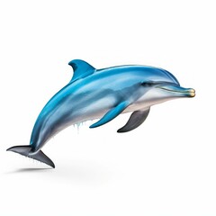 Dolphin isolated on white background