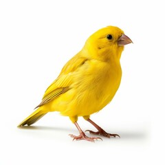 Canary isolated on white background