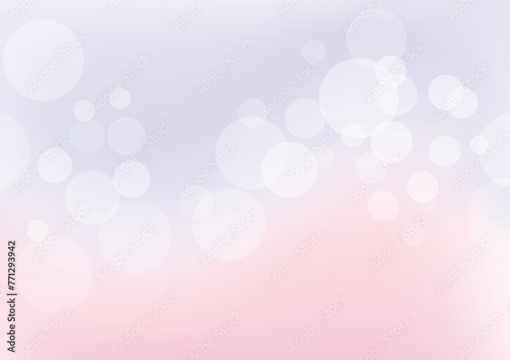 Sticker abstract pink and purple gradient blur background with bokeh light vector illustration