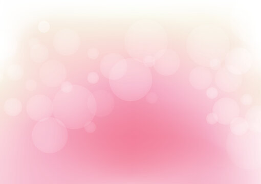 Abstract blur pink gradient background and bokeh light vector illustration