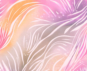 Abstract gradient swirl background in pink, orange and light brown