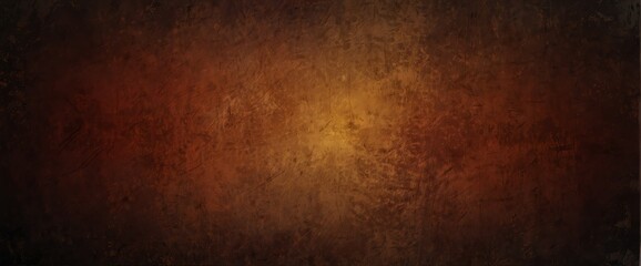 Burgundy red to dark amber color gradient wall texture grunge rough abstract with scratches and small cracks from Generative AI - obrazy, fototapety, plakaty