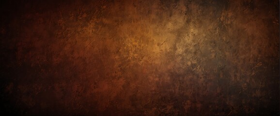 Burgundy red to dark amber color gradient wall texture grunge rough abstract with scratches and small cracks from Generative AI