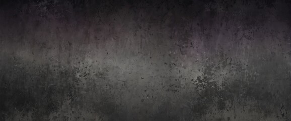 Dark amethyst to ashen gray color gradient wall texture grunge rough abstract with scratches and small cracks from Generative AI - obrazy, fototapety, plakaty