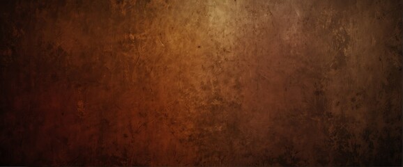Dark crimson to burnt sienna color gradient wall texture grunge rough abstract with scratches and small cracks from Generative AI