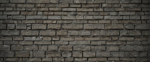 Gray brick wall texture grunge rough abstract with scratches and small cracks from Generative AI