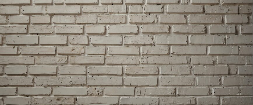 White wall brick texture grunge rough abstract with scratches and small cracks from Generative AI