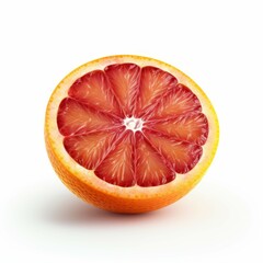 Blood Orange isolated on white background
