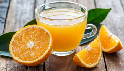 Orange Oolong Tea, orange drink, fresh juice, oolong tea - obrazy, fototapety, plakaty