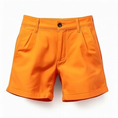 Orange Shorts isolated on white background