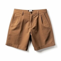 Brown Shorts isolated on white background