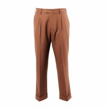 Brown Trousers isolated on white background