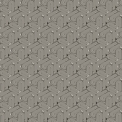 Repeating geometric background. Linear graphic design
