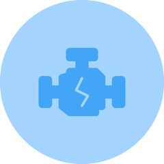 Car Engine Vector Icon