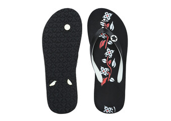 womens eva flip-flop isolated on white background