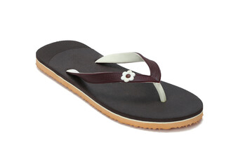 womens eva flip-flop isolated on white background