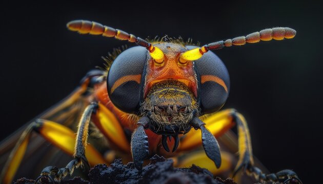 real firefly macro nuture by AI generated image