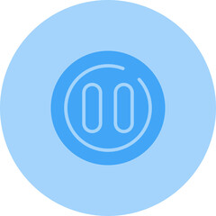 Pause Circle Vector Icon