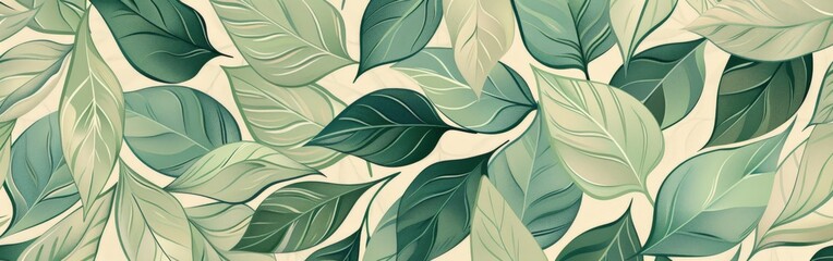 Close Up of Green Leafy Wallpaper
