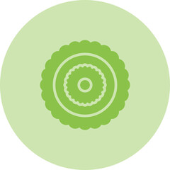 Biscuit Vector Icon