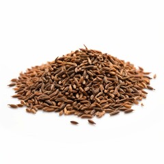 Caraway Seeds isolated on white background