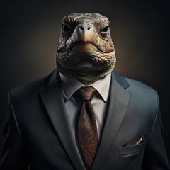 Turtle in a suit