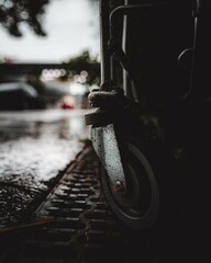 car wash in the rain