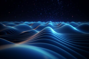 modern wavy line abstract background vector