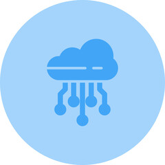 Cloud Computing Vector Icon