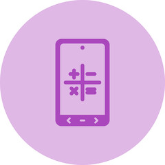 Obraz premium Calculator Vector Icon