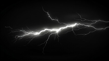 Electrifying Lightning Strike - obrazy, fototapety, plakaty