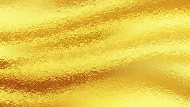 Abstract Looping gold liquid. Golden wave background Loop. Gold background. Gold texture. Lava, nougat, caramel, amber, honey, oil